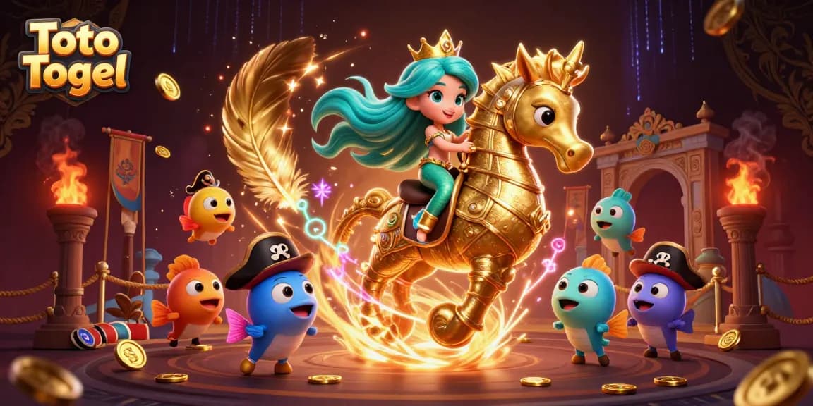 Toto Togel memberikan pengalaman bertaruh yang adiktif dengan ilustrasi putri duyung dan kuda laut.