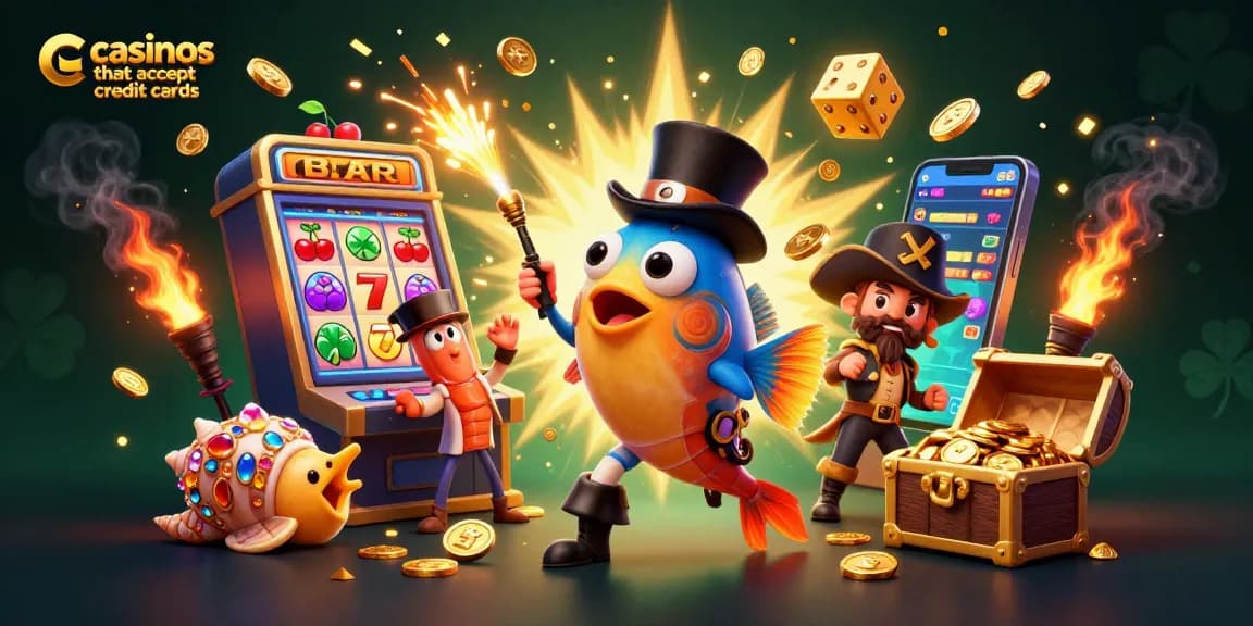 Experience thrill with casinos that accept credit cards, engaging in vibrant 3D casino adventures and exciting games.