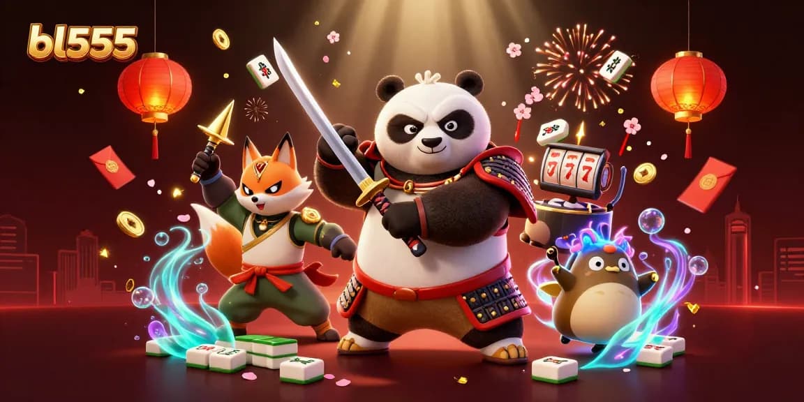 Experience big wins at bl555 with thrilling 3D gaming elements and vibrant characters in an immersive scene.
