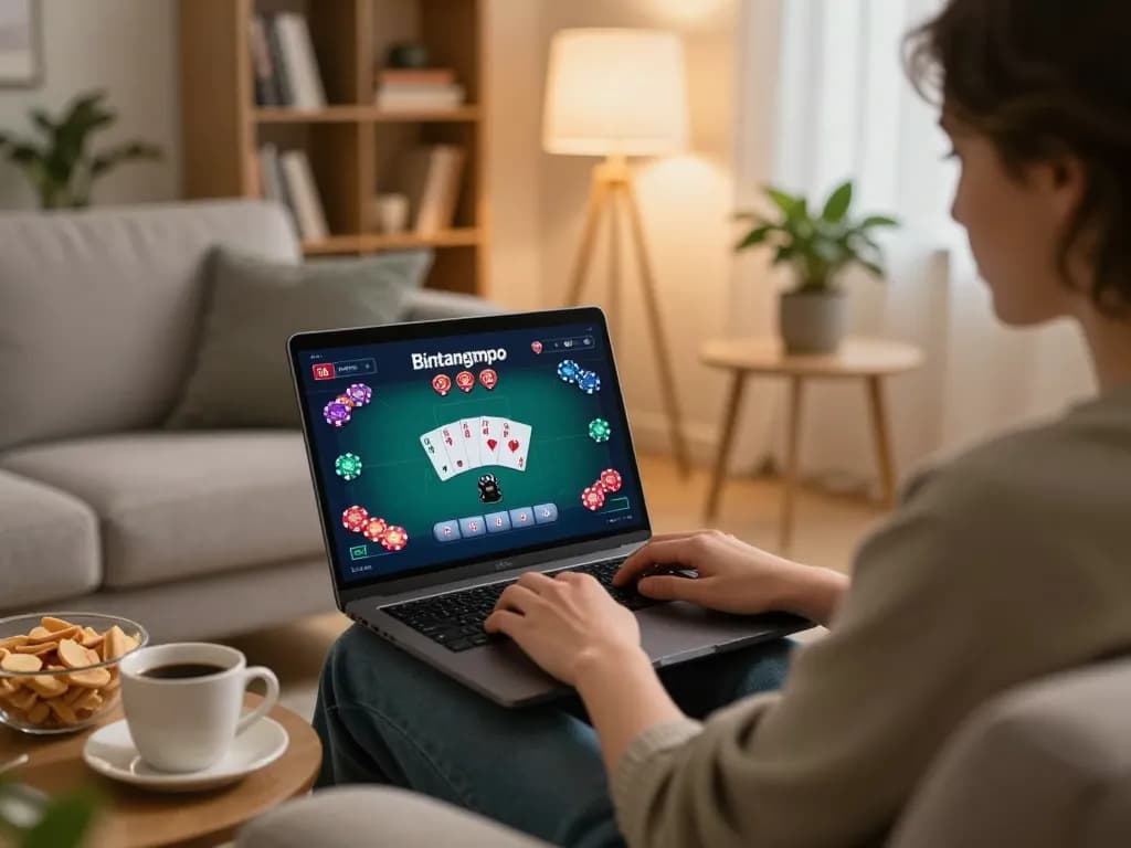 Penyetelan poker online Bintangmpo yang menampilkan permainan menarik dan suasana rumah yang nyaman