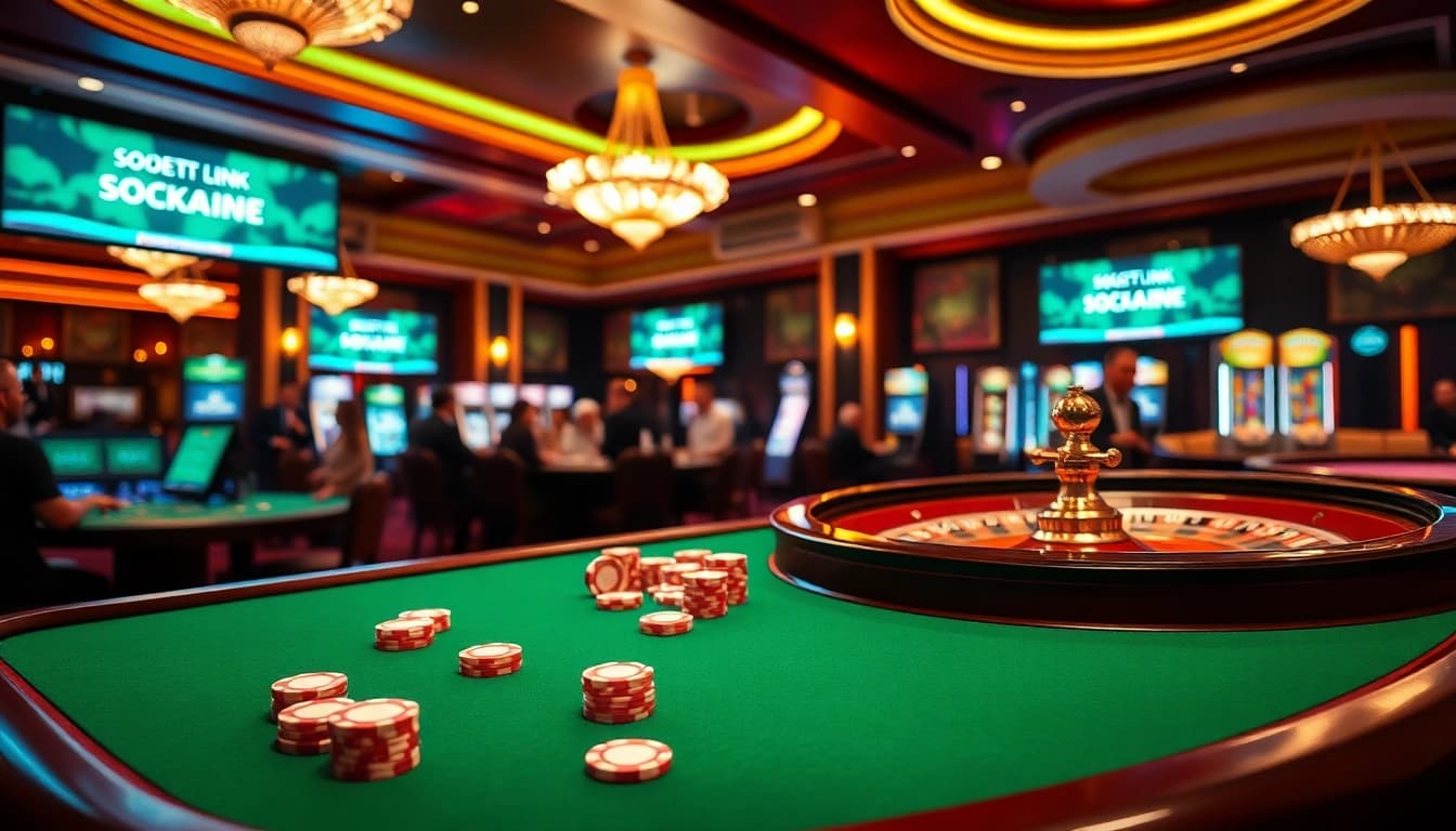 Engage in thrilling gambling activities at a premium casino with sbobet link options prominently featured.