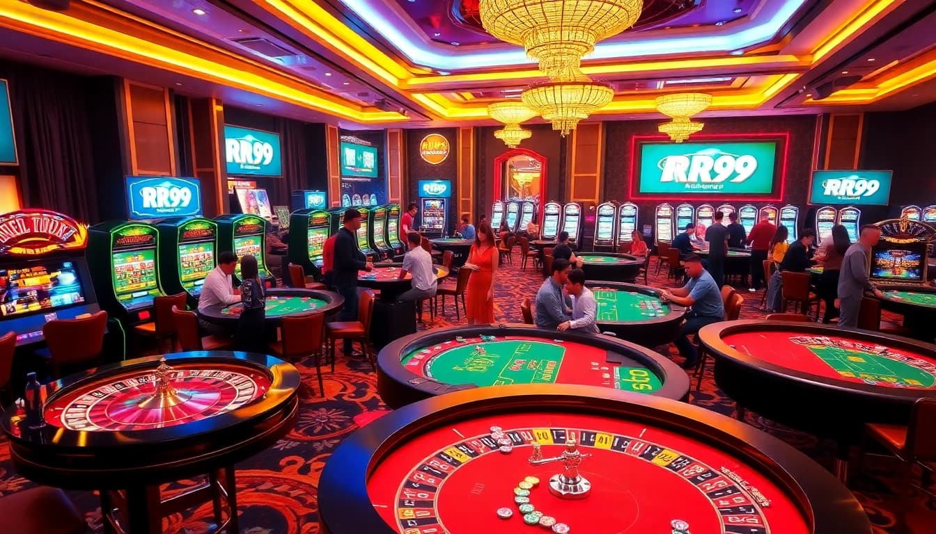 Experience the thrilling atmosphere of Trang chủ rr99 with exciting casino games and vibrant players.