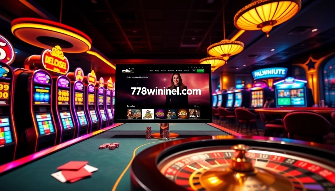 Experience the thrill of gaming at 78winel.com with vibrant slot machines and roulette.