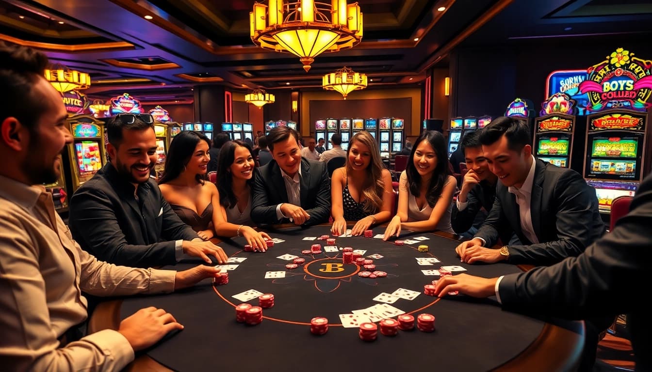 Gamble strategically at https://s8hn.com/ with engaging poker scenes and vibrant casino elements.