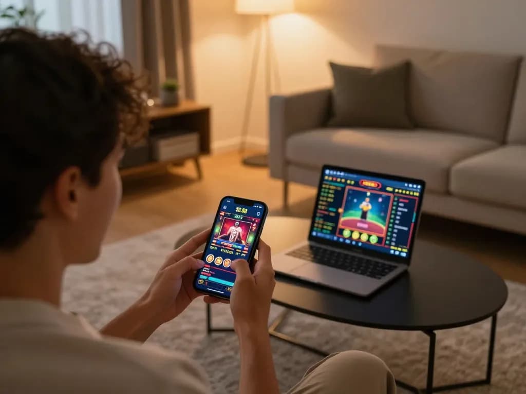 Player engaging with the SC 88 casino app on smartphone for dynamic online gaming experience