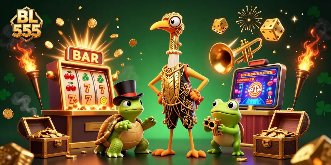 Experience thrilling action with BL 555 gaming excitement and jackpot explosions. Join the fun!