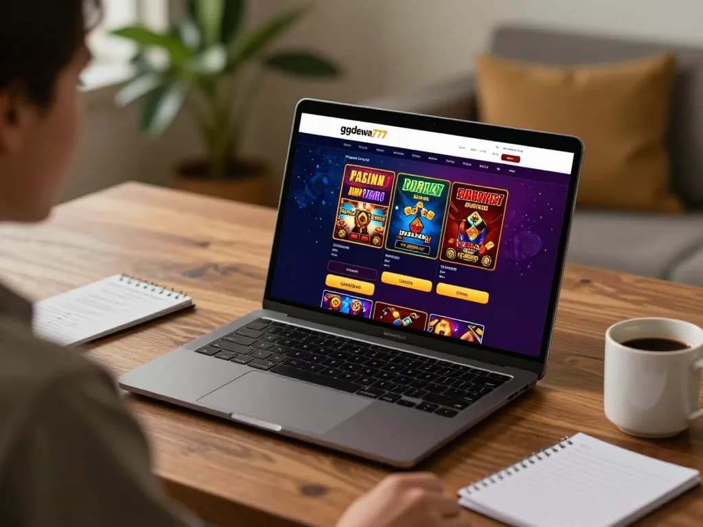 Rasakan aksi permainan online dinamis dengan ggdewa777 ditampilkan dalam pengaturan rumah yang nyaman
