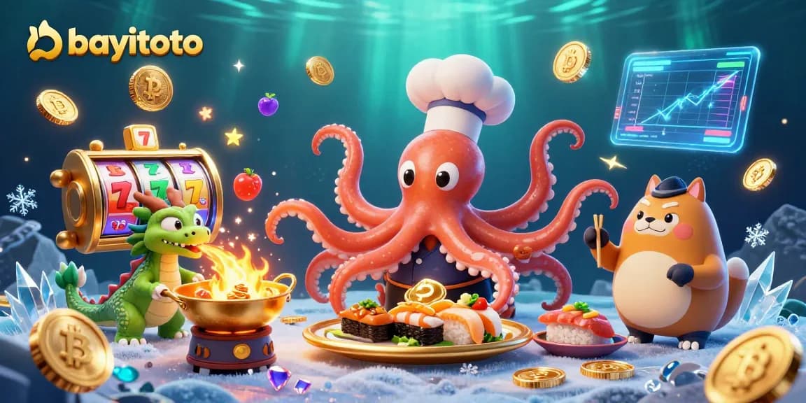 Join the action at bayitoto with a vibrant casino scene featuring unique characters and jackpot slots!