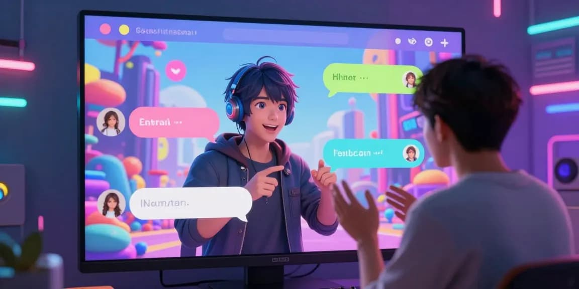 Engaging ai hentai chat scenario with an anime character bringing creativity to virtual conversations.