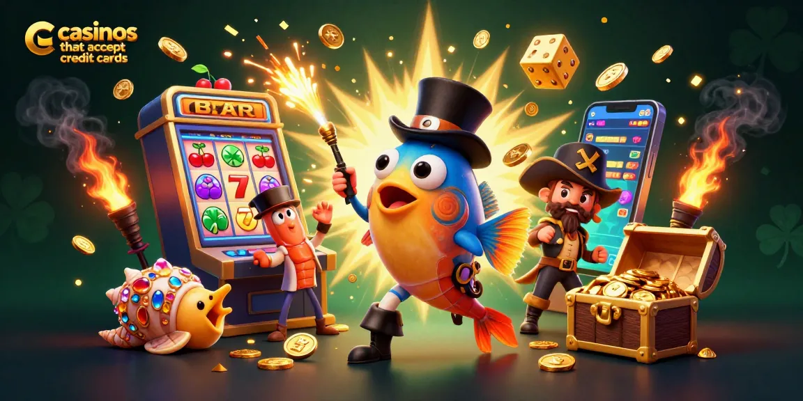 Experience thrill with casinos that accept credit cards, engaging in vibrant 3D casino adventures and exciting games.