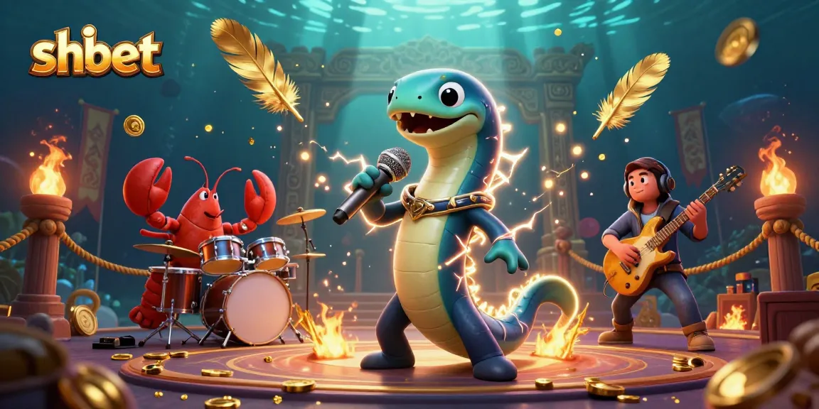 Engage with the enchanting shbet underwater casino scene featuring colorful characters and dynamic action.