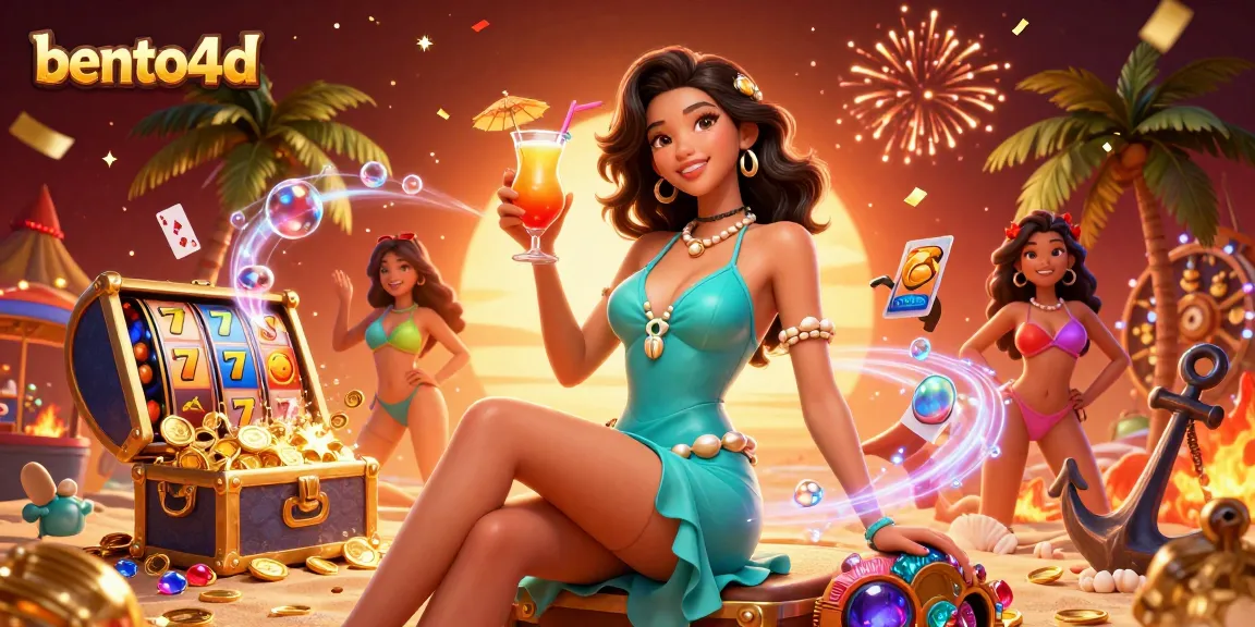 Bento4d menghadirkan kegembiraan menang dengan suasana kasino tropis yang glamor menampilkan visual menakjubkan dari permainan dan hadiah.