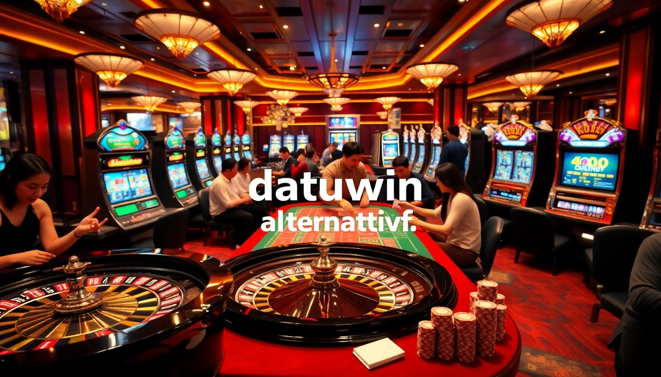 Rasakan sensasi bermain judi dengan datukwin alternatif di meja kasino yang menarik.
