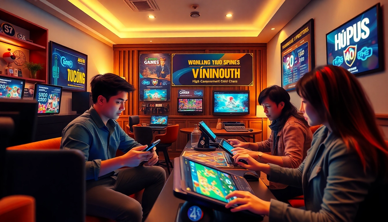 Go88 gaming experience with players engaged in exciting online games and promotions.