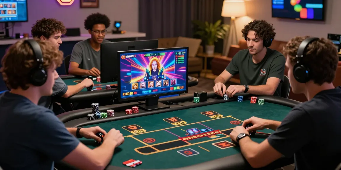 Players enjoying online casinos that accept credit cards while immersed in vibrant video slots at home.
