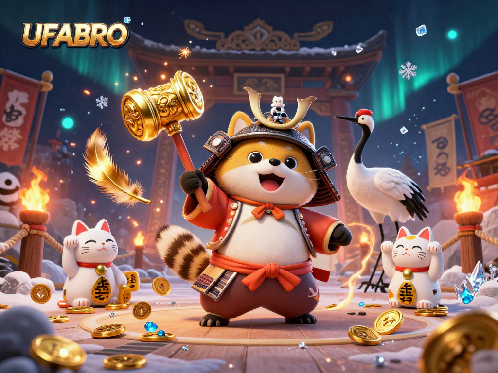 Experience the thrill of UFABRO with cheerful characters, vibrant casino themes, and fun winning elements.