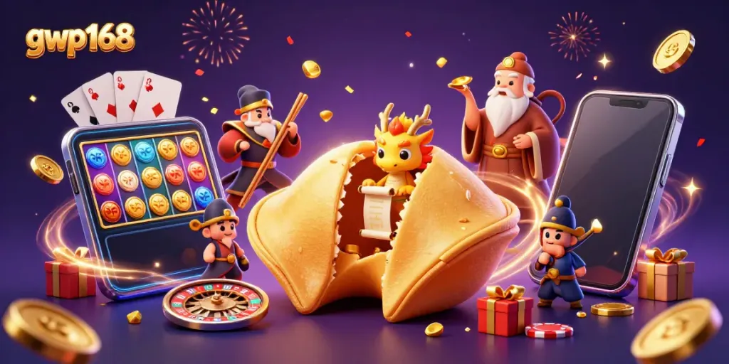 Menangkan hadiah di gwp168 dengan ilustrasi kasino kaya warna dan detail.