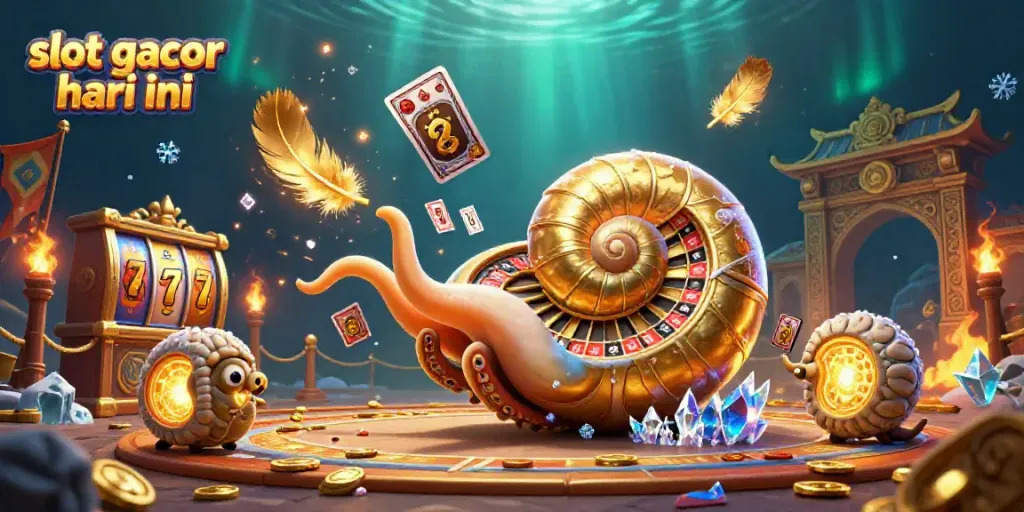 Experience the excitement of slot gacor hari ini with ancient gaming elements in a visually stunning 3D illustration.