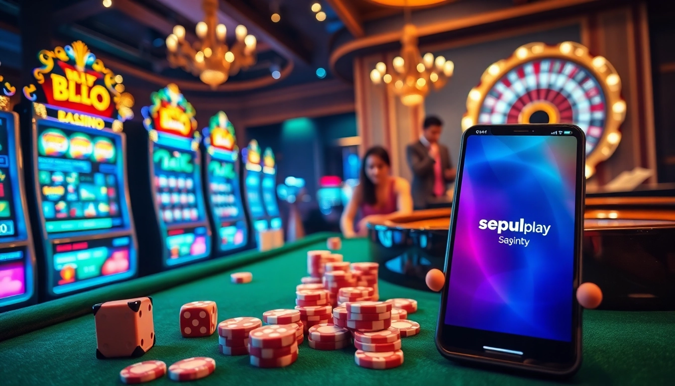 Experience the thrill of winning with sepuhplay link in this vibrant casino setting.