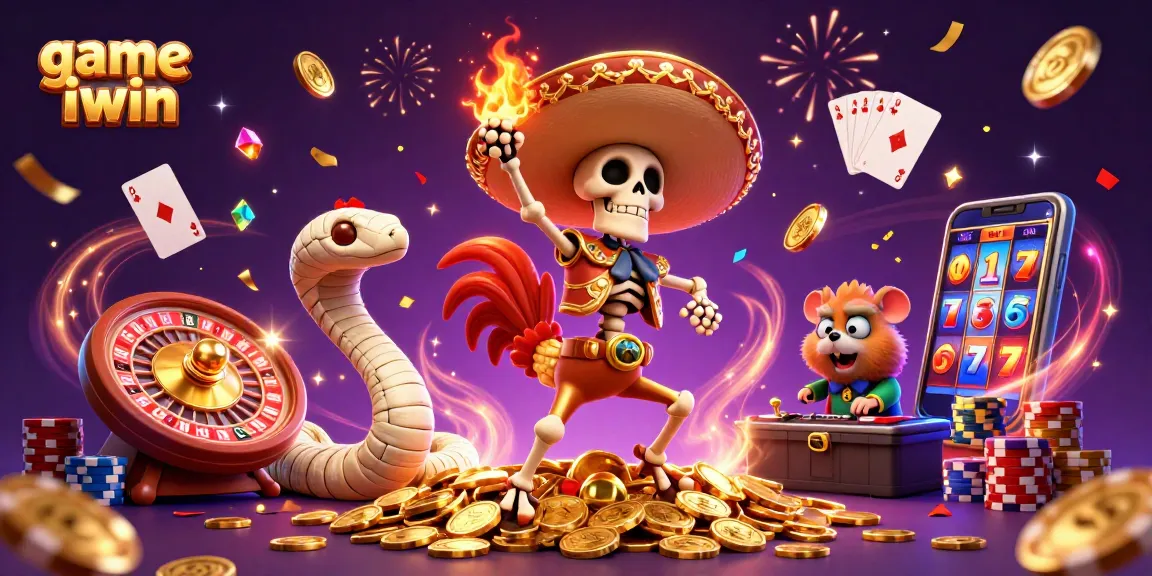 Play game iwin with dynamic casino characters, showcasing vibrant animations and rich visuals