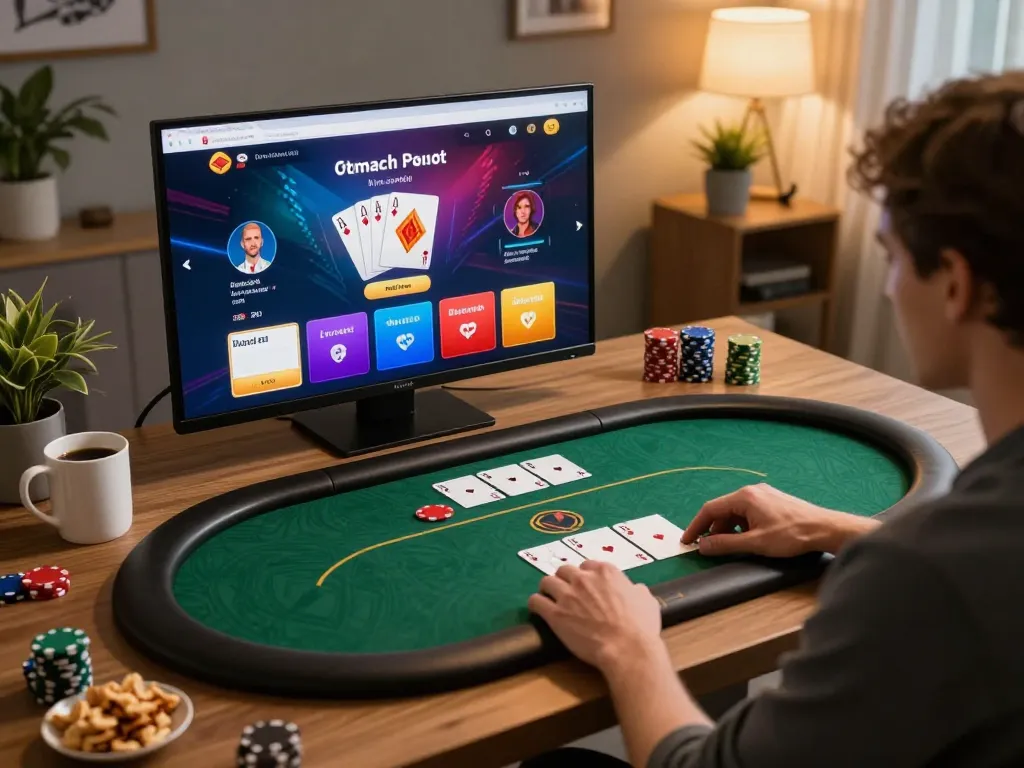Engaging online poker game on vipwin platform with dynamic gameplay and user focus