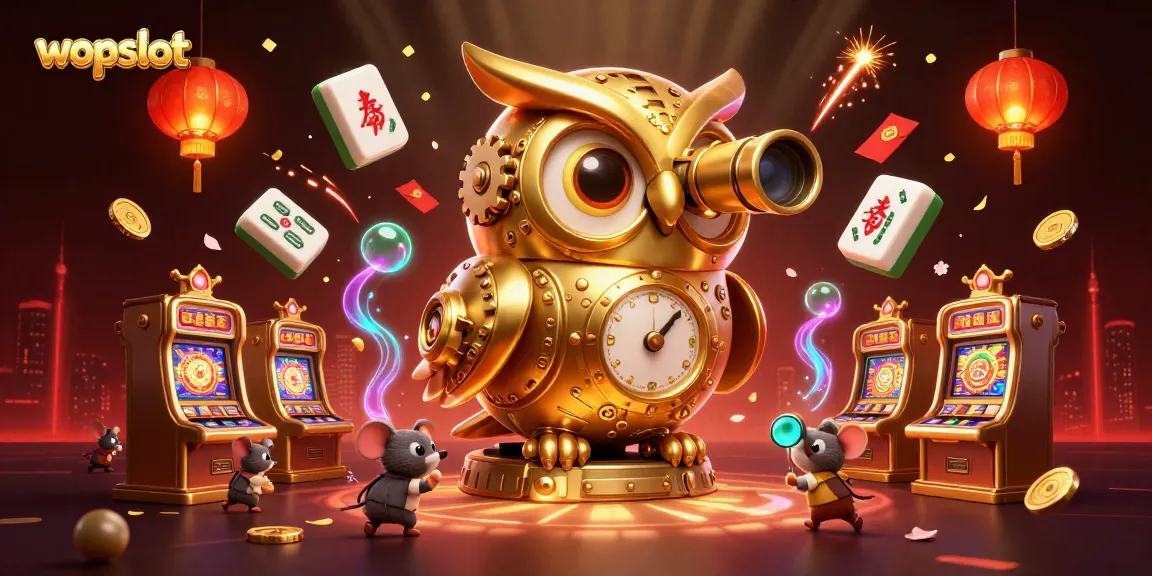 Experience excitement with Wopslot's jackpot slots, dazzling casino elements, and vibrant festive atmosphere.