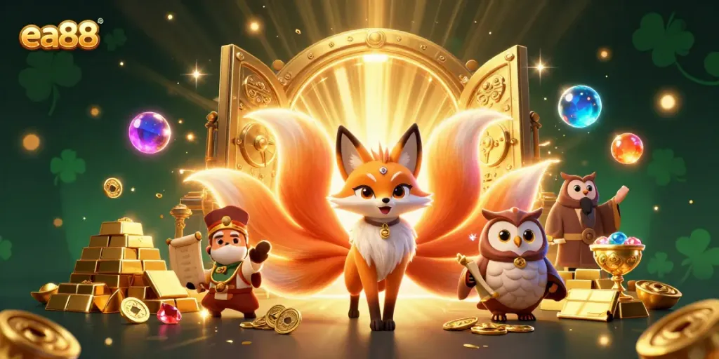 Experience the colorful world of ea88 casino adventures with glowing spirits and treasures.