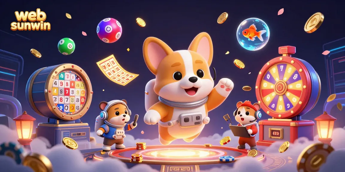 Engage with web sunwin in a vivid 3D casino adventure full of colors and dynamic lottery elements.
