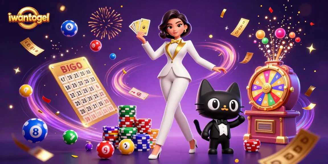 Experience big wins with iwantogel's vibrant lottery scene featuring dynamic game elements and characters.