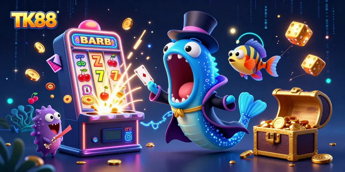 Experience thrilling wins at TK88 with dazzling slot machines and captivating underwater characters.