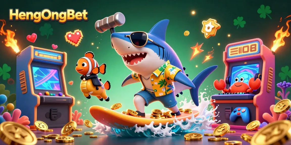 Experience thrilling gameplay at HengOngBet with vibrant characters and casino elements.