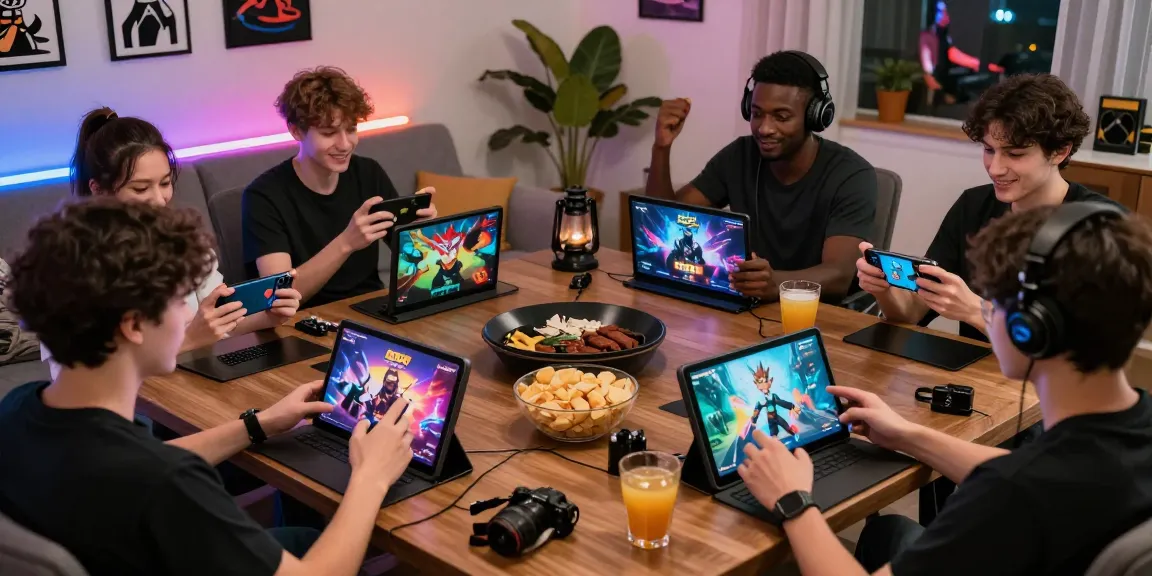 Engaged players enjoying slot7000 gaming platform in a vibrant lounge setting.