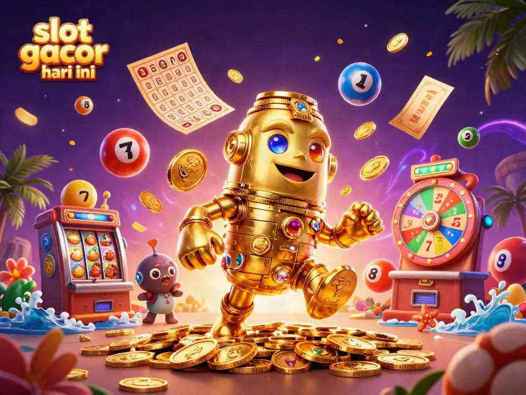 Menangkan jackpot dengan slot gacor hari ini dalam permainan kasino yang penuh warna dan gemerlap.