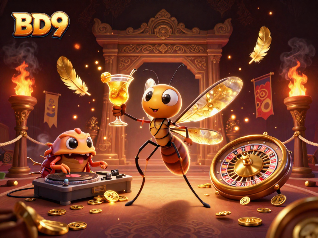 Experience the thrilling BD9 casino atmosphere with captivating elements and dynamic design.