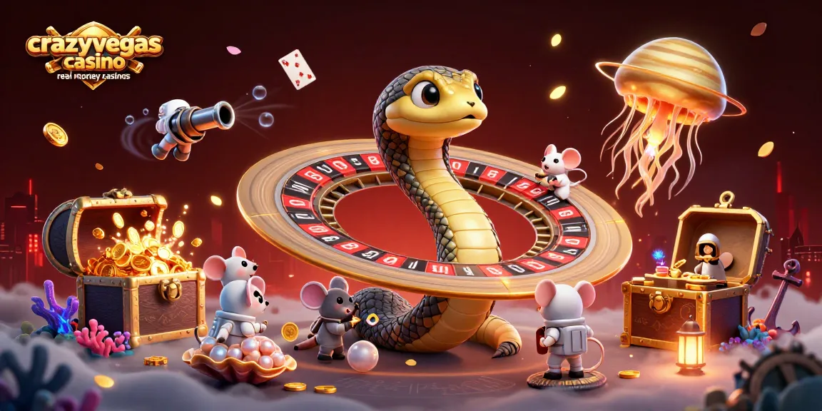 Engage with crazyvegas casino real money casinos in a vibrant scene of bets and cosmic fun.