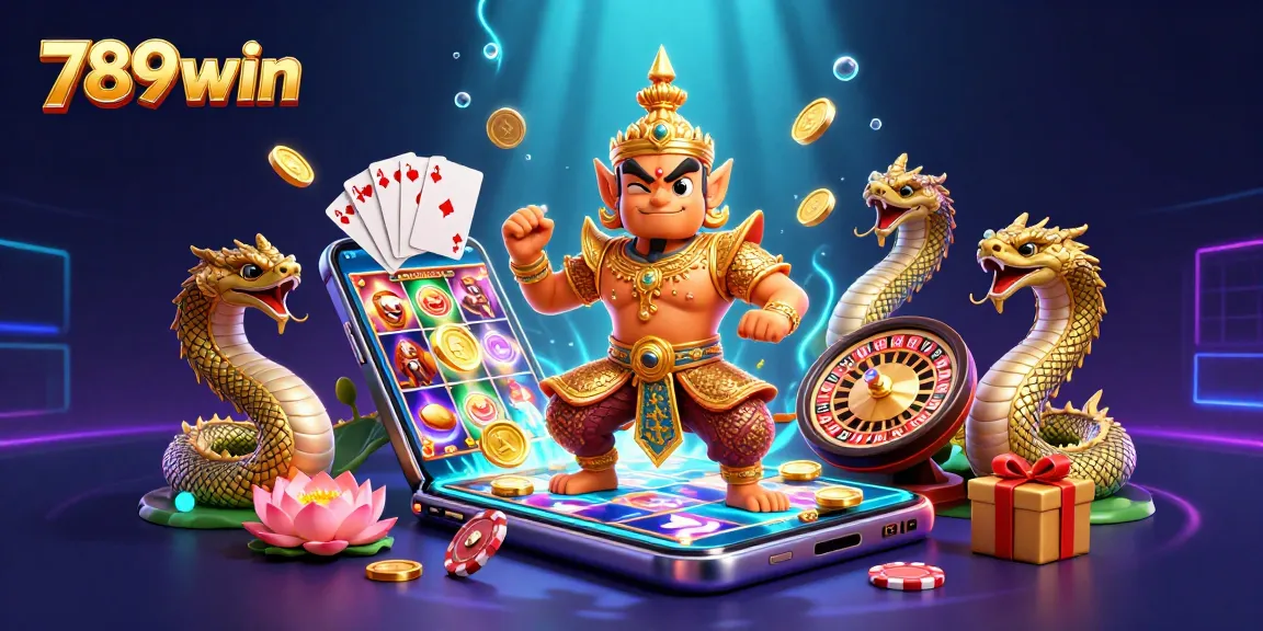 Win big with exciting 789win casino gameplay featuring rich characters and vibrant slot elements.