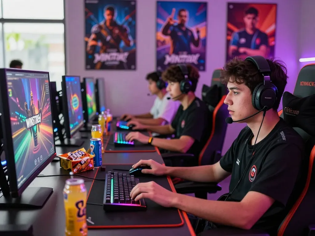 Exciting online gaming setup showcasing winstrike69 with immersive graphics and vibrant ambiance.