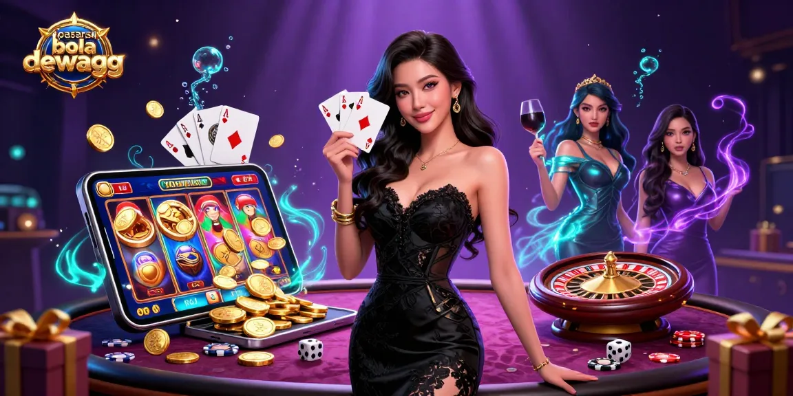 Experience thrilling moments at pasaran bola dewagg with winnings in a vibrant casino scene.