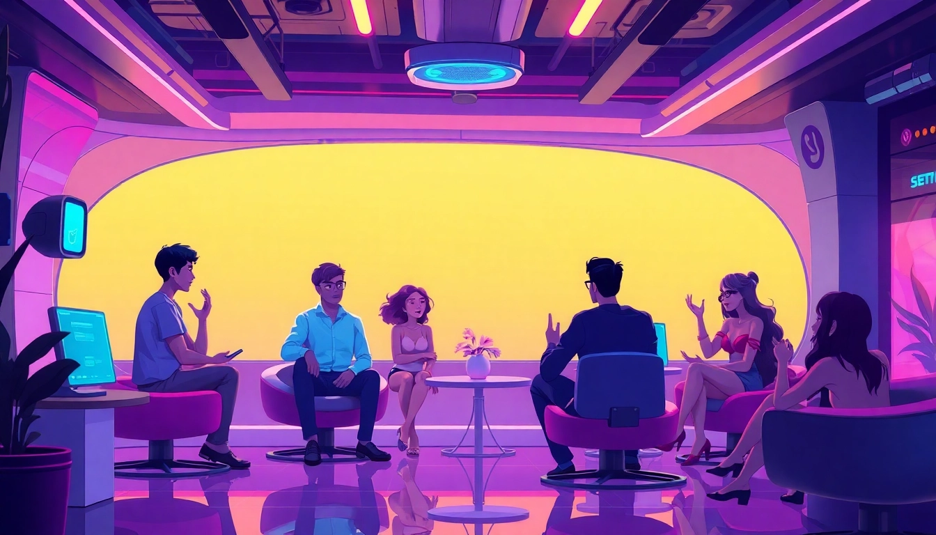 Engaging spicychat AI characters in a dynamic digital environment