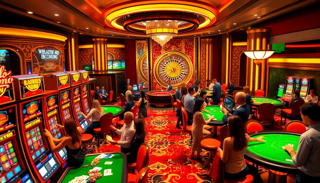 Experience the thrills of so do casino with players enjoying luxury slot machines and gaming tables.
