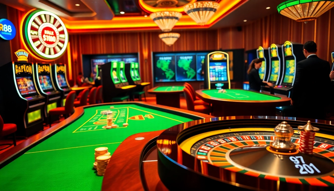 Engage in thrilling gaming experiences at https://rr88c.org/ with exciting casino tables and vibrant slot machines.