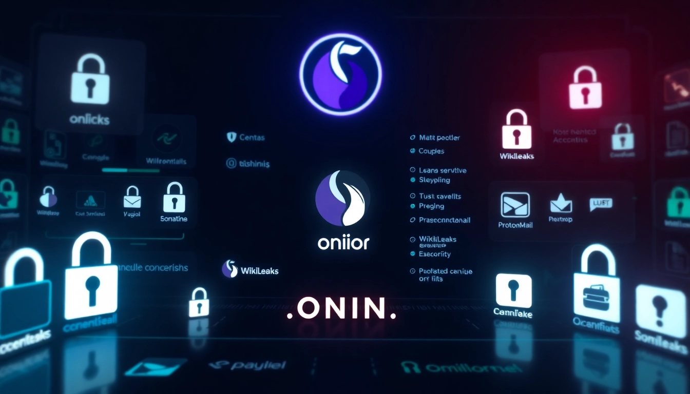 The official hidden wiki digital directory showcasing secure .onion links in a modern interface.