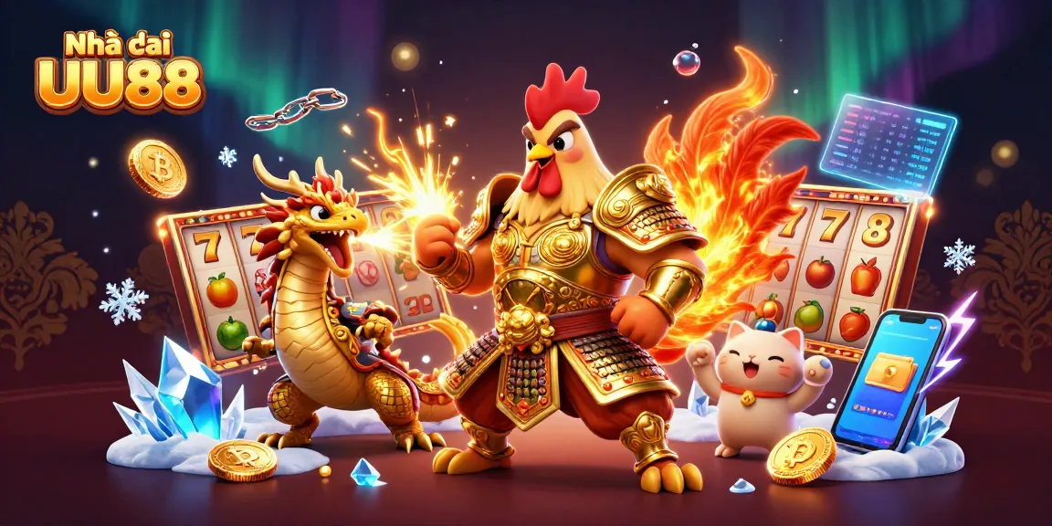 Engage with Nhà cái UU88's thrilling slots world featuring dynamic characters and casino elements.