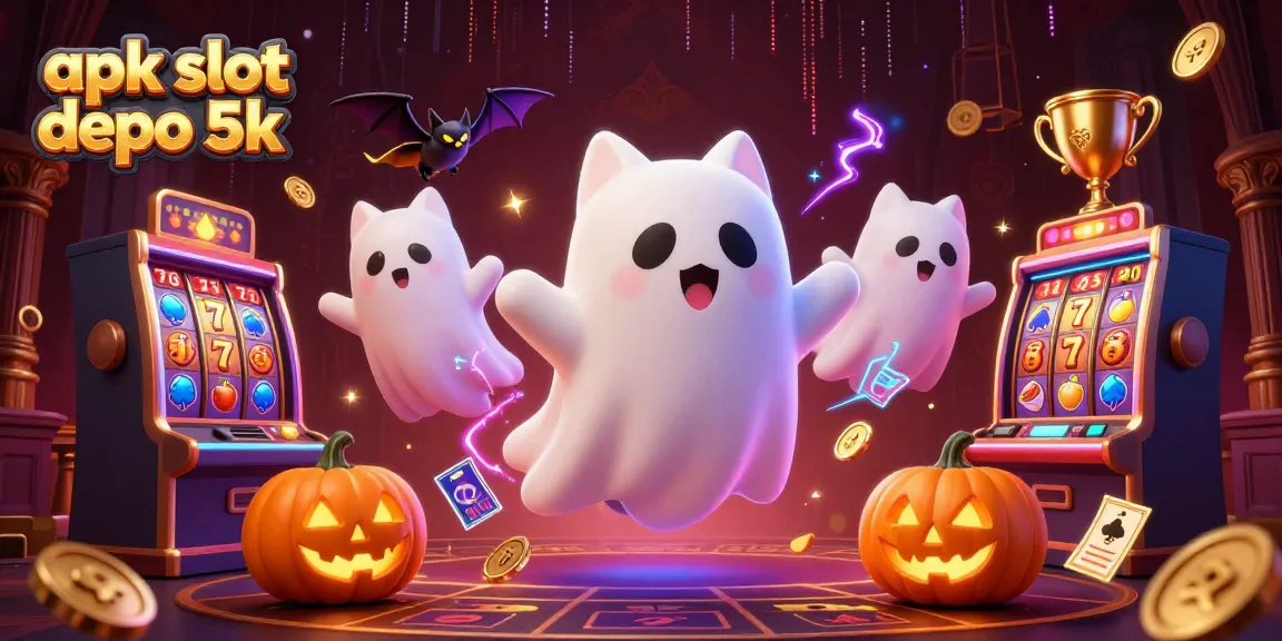 Experience thrilling gameplay with apk slot depo 5k, featuring vibrant casino elements and characters.
