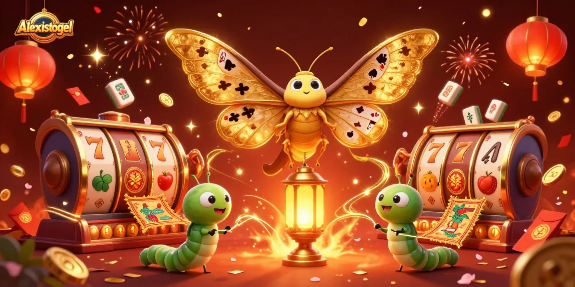 Jelajahi slot kristal Alexistogel dengan kupu-kupu malam dan kemenangan yang bersinar
